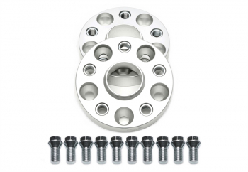TA Technix wheel spacer set for OEM wheel bolts 25mm per side/50mm per axle, LK 5x112, NLB 57,1