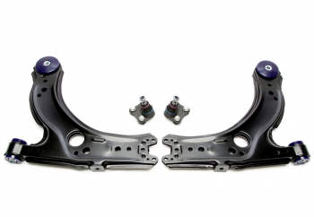 TA Technix wishbone set with PU bushings suitable for VW Golf IV