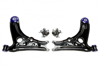 TA Technix wishbone set with PU bushings suitable for VW Polo 6N