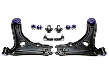 TA Technix wishbone set with PU bushings suitable for VW Golf II