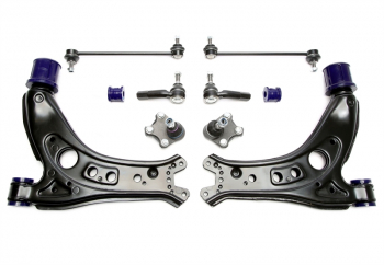 TA Technix wishbone set with PU bushings suitable for VW Polo 9N