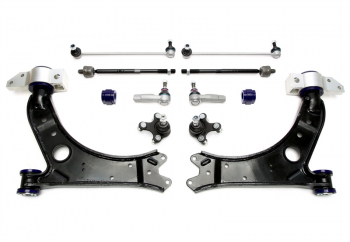 TA Technix wishbone set with PU bushings suitable for VW Golf V+VI
