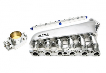 TA Technix intake manifold set silver suitable for BMW 3+5 series E30+E34 - engine code M20