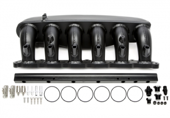 TA Technix Intake manifold set black fits BMW 1 series, 2 series, 3 series, 4 series, 5 series, 6 series, 7 series, X3, X4, X5, X6 - engine code N55