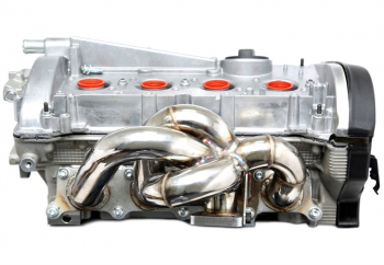 TA Technix stainless steel shock charging turbo manifold with K03+K04 flange/ 1.8T engines mounted longitudinally suitable for Audi A4/A6/VW Passat 3B