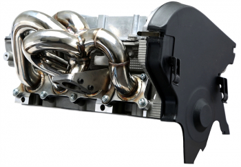 TA Technix stainless steel shock charging turbo manifold with K03+K04 flange/ 1.8T engines mounted longitudinally suitable for Audi A4/A6/VW Passat 3B