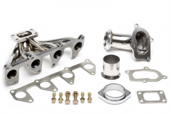 TA Technix stainless steel turbo manifold with T25 flange/ fits Opel Ascona C/Astra F/Calibra/Omega A/Vectra A with C20 NE+C20ZE engines