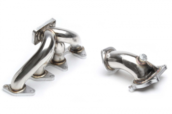 TA Technix Edelstahl Turbokrümmer mit T25 Flansch/ passend für Opel Ascona C/Astra F/Calibra/Omega A/Vectra A mit C20 NE+C20ZE Motoren