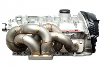 TA TechnixTurbo manifold/boost manifold stainless steel with T4 flange fits for Audi/Seat Skoda/VW engines (MQB) EA113 / EA888 with 2.0l TFSI/TSI with engines