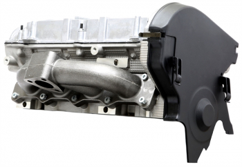 TA Technix Guss Turbokrümmer quer verbaut mit K03/K04 Flansch für 1.8T-20V Motoren Audi/Seat/Skoda/VW