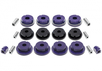 TA Technix Poly bushkit 20-pieces/ rear axle with Ø 15mm stabilizer/ fits for BMW 3er Series E46/ E46 Compact