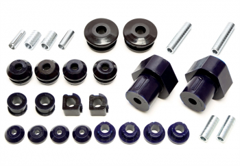 TA Technix PU-bushings kit 28-pieces / VA+ rear axle suitable for VW Golf III / Golf III+IV Cabriolet / Vento