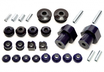 TA Technix PU-bushings kit 28-pieces / front axle + rear axle suitable for VW Golf III / Golf III+IV Cabriolet / Vento