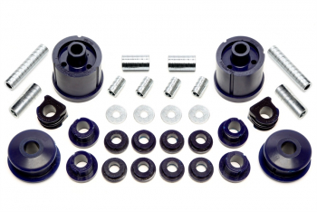 TA Technix PU-bushings kit 32-pieces / front axle with 19mm rod + rear axle / suitable for Audi A3 (8L)/ Seat Leon, Toledo II (1M)/ Skoda Octavia (1U)/ VW Bora, Golf IV (1J)/ New Beetle (9C/1C/1Y)