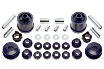 TA Technix PU-bushings kit 32-pieces / front axle with 23mm rod + rear axle / suitable for Audi A3 (8L)/ Seat Leon, Toledo II (1M)/ Skoda Octavia (1U)/ VW Bora, Golf IV (1J)/ New Beetle (9C/1C/1Y)