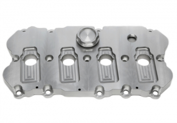 TA Technix Alu milled valve cover in silver suitable for Audi / Seat / Skoda / VW of the MQB platform (EA113)