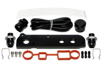 TA Technix PCV Fix Kurbelgehäuse Entlüftung Kit mit Gewinde Adapter NPT auf Dash passend für Audi/VW 2.0T MQB (EA113)