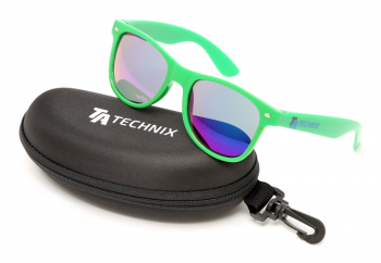 TA Technix Sunglasses Green Including Case