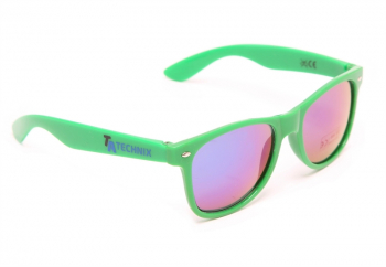 TA Technix Sunglasses Green Including Case