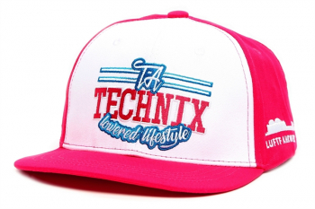 TA Technix Snapback pink/weiß