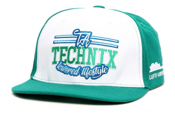 TA Technix Snapback cap green/white