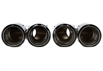 TA Technix Endrohr Edelstahl  zum anschrauben in chrom/glänzend passend für BMW 3-6er Serie (G Reihe) / X3/X4 Serie (G Reihe)