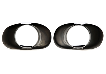 TA Technix Endrohrblende  zum anschweissen in chrom/glänzend passend für BMW X5er Serie (E70)
