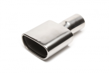 TA Technix tailpipe stainless steel universal 141x71mm trapezoid / rounded