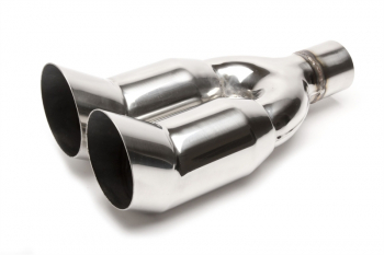 TA Technix tailpipe stainless steel universal 2 x 89mm DTM round