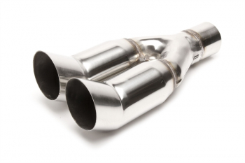 TA Technix tailpipe stainless steel universal 2 x 76mm DTM round