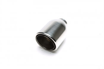 TA Technix tailpipe stainless steel universal 114mm oval / bevelled