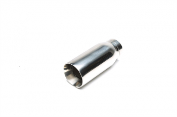 TA Technix tailpipe stainless steel universal 76mm round / smooth