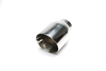 TA Technix tailpipe stainless steel universal 110mm oval / bevelled