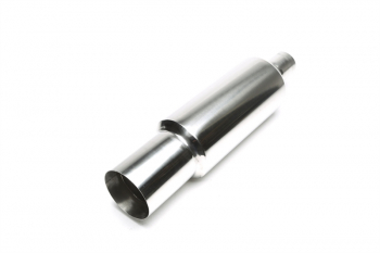 TA Technix stainless steel sport rear silencer universal 115mm round / sharp