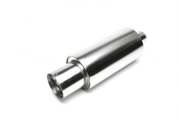 TA Technix stainless steel sport rear silencer universal 110 / 40mm round / sharp