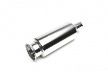 TA Technix stainless steel sport rear silencer universal 125 / 95mm round / flanged