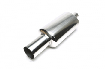 TA Technix stainless steel sport rear silencer universal 102mm round / sharp