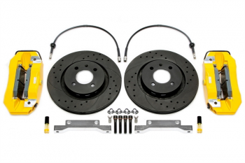 TA Technix 4-Kolben Bremsanlage 280mmx22mm/Upgrade Kit passend für Vorderachse Seat Cordoba/Ibiza II/Inca/Toledo VW Caddy II/Corrado/Golf II+III/Jetta II/Passat/Polo III/Vento