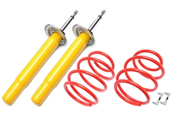 TA Technix Sportfahrwerk Vorderachse 50mm +Koppelstangen Hinterachse (Airmatic) passend für BMW 5er Touring Typ E39