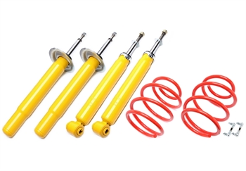 TA Technix Sportfahrwerk Vorderachse 50mm +Koppelstangen Hinterachse (Airmatic) passend für BMW 5er Touring Typ E39