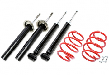 TA Technix Sportfahrwerk Vorderachse 35mm +Koppelstangen Hinterachse (Airmatic) passend für BMW 5er Touring Typ E39