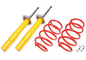 TA Technix Sportfahrwerk Vorderachse 30mm +Koppelstangen Hinterachse (Airmatic) passend für BMW 5er Touring Typ E61