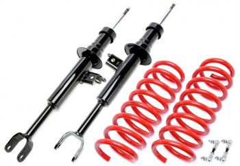 TA Technix Sportfahrwerk Vorderachse 30mm+Koppelstangen Hinterachse (Airmatic) passend für BMW 5er Touring Typ F11