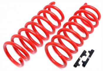 TA Technix Federn Vorderachse 25mm+Koppelstangen Hinterachse (Airmatic) passend für BMW 5er Limousine i5 eDrive 40 Typ G60
