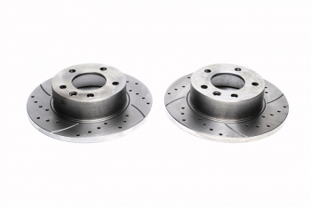 TA Technix Sport brake disc set front axle fits Opel Omega A incl. Caravan