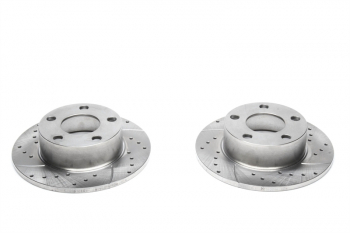 TA Technix Sport Bremsscheiben Satz Hinterachse passend für Audi 100/200/Quattro