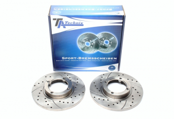 TA Technix Sport brake disc set front axle fits Chevrolet Matiz / Spark / Daewoo Matiz