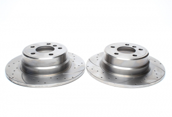 TA Technix Sport Bremsscheiben Satz Hinterachse passend für BMW X5 E53