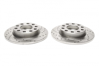 TA Technix Sport Bremsscheiben Satz Hinterachse passend für Audi A4 8E/B6/B7 / 8H/B6/B7 / Seat Exeo