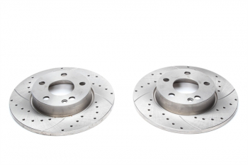 TA Technix Sport Brake Disc Set Front Axle fits Mercedes Benz A-Class W169